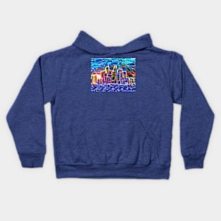 Los Angeles in Colors Kids Hoodie